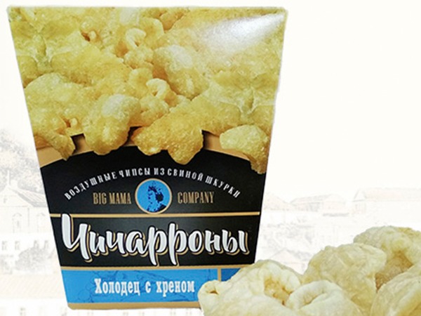 Чичарроны со вкусом холодца и хрена в Малаховке