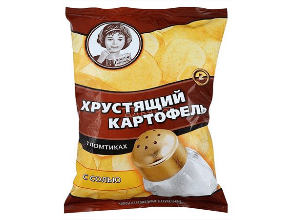 Картофельные чипсы "Девочка" 40 гр. в Малаховке