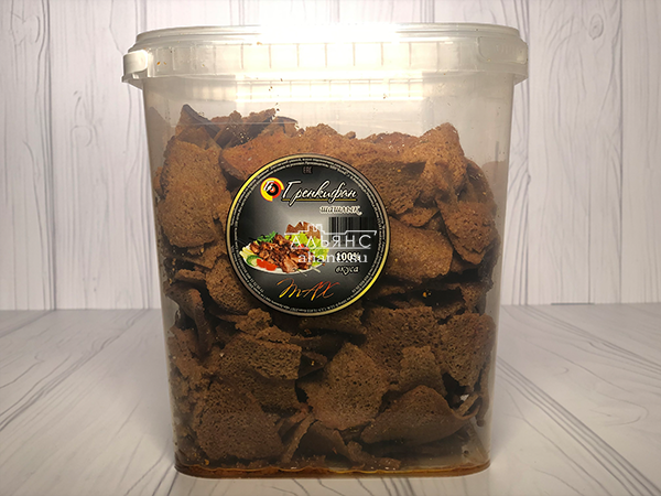 Ржаные гренки со вкусом шашлыка в Малаховке