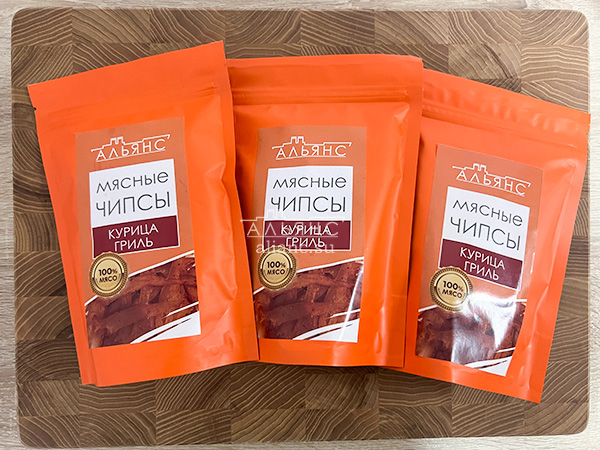 Мясо (АЛЬЯНС) вяленое курица "Гриль" 50 гр. в Малаховке