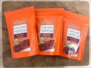 Шашлычок из щуки холодного копчения: Мясо (АЛЬЯНС) вяленое курица 