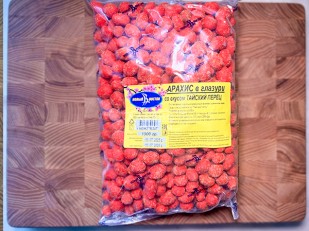 Арахис в глазури со вкусом сыр и чеснок: Арахис в глазури со вкусом тайский перец