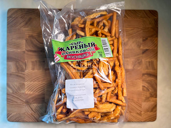 Жареный сыр "ВКУСНЯШКА" (Оливковый) 500гр. в Малаховке