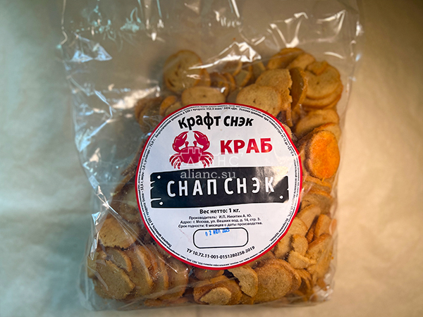 Снапсы ПШЕНИЧНЫЕ "Краб" в Малаховке