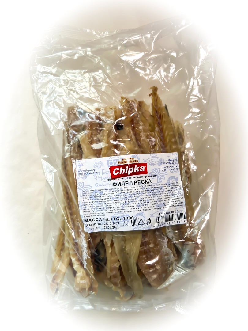 Треска филе (Chipka) 1кг в Малаховке