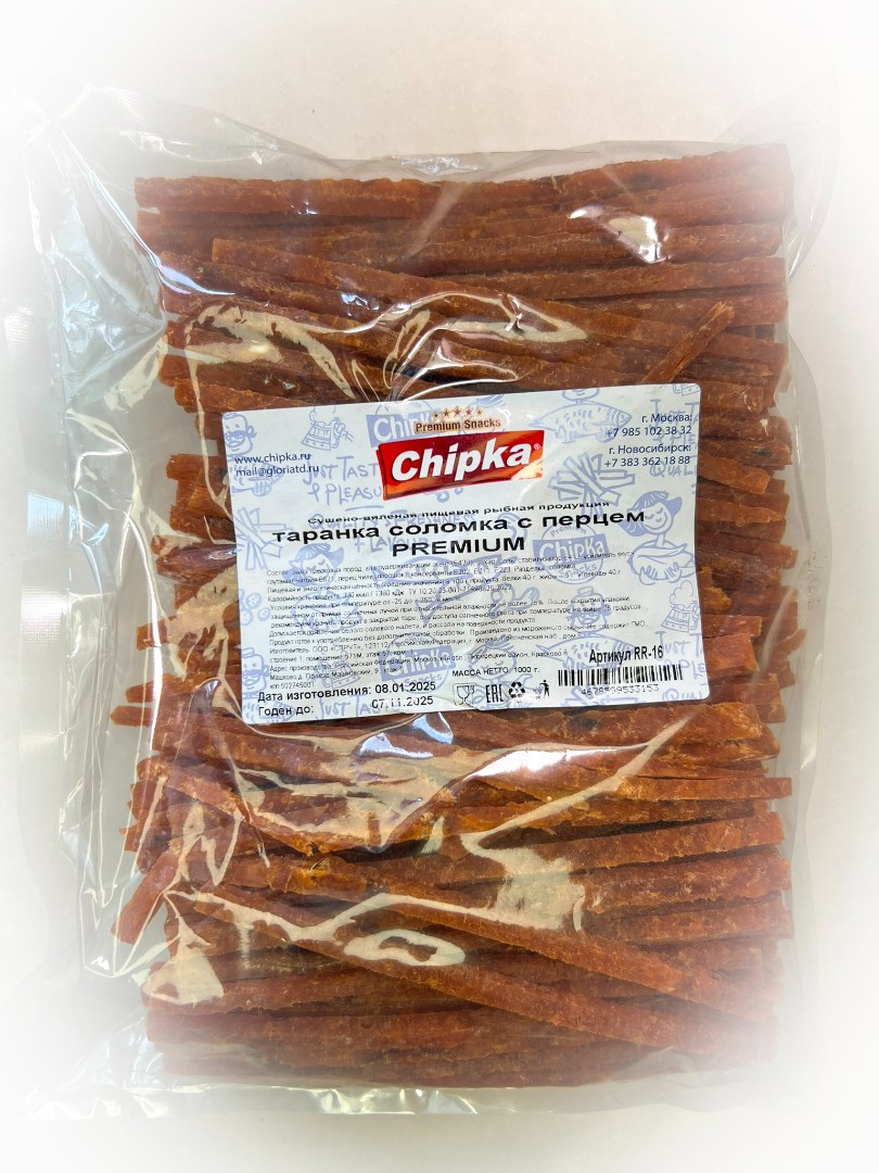 Таранка с перцем (соломка) (Chipka ПРЕМИУМ) в Малаховке