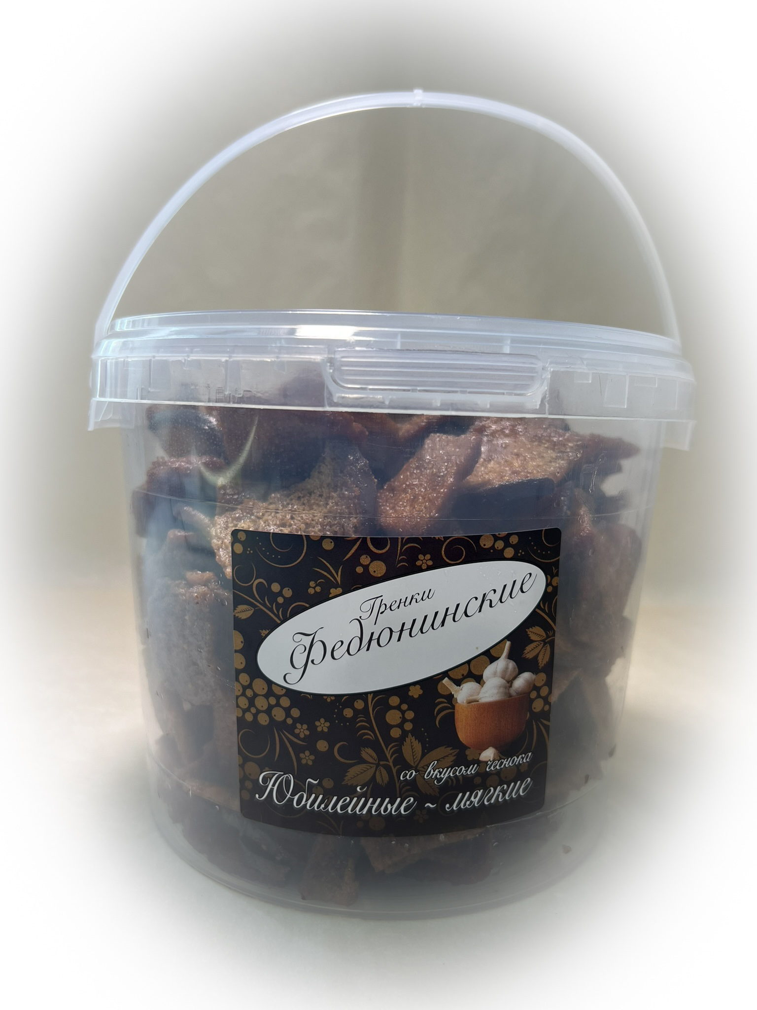Гренки "ФЕДЮНИНСКИЕ" "Чеснок" (ведро 900 гр.) в Малаховке