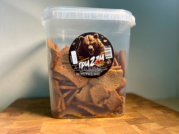 Ведро Ржаные гренки со вкусом Крылышки Барбекю (1 кг) в Малаховке