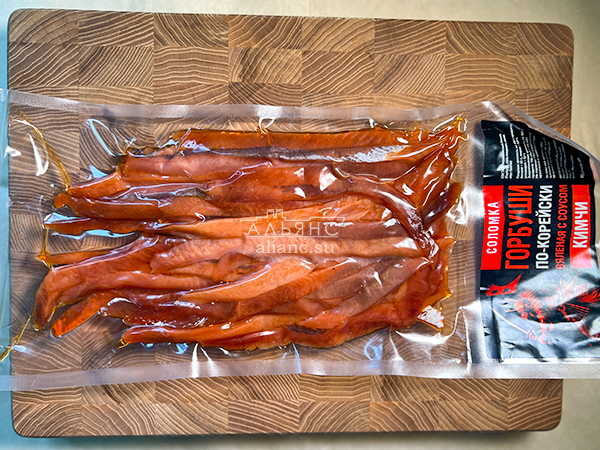 Горбуша соломка по-корейски в Малаховке