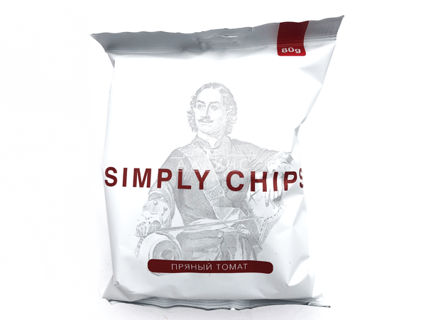 Картофельные чипсы "Simple chips" Пряный томат 80 гр. в Малаховке